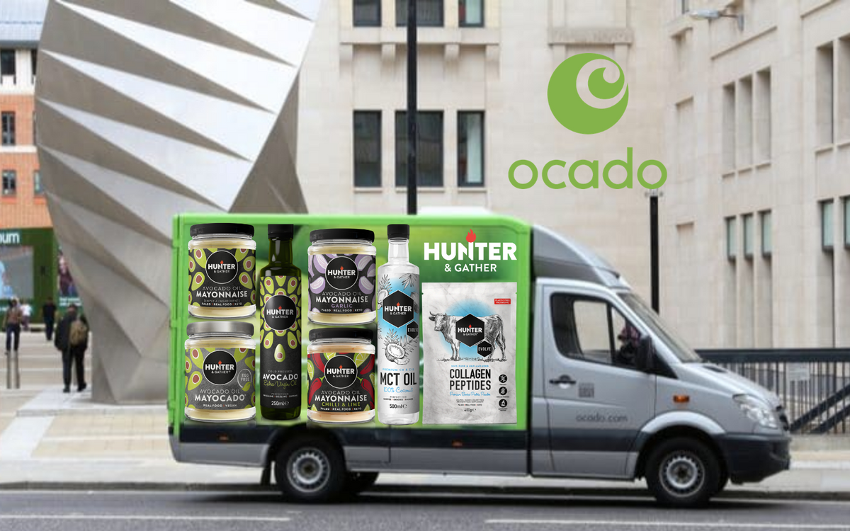 Ocado van on road