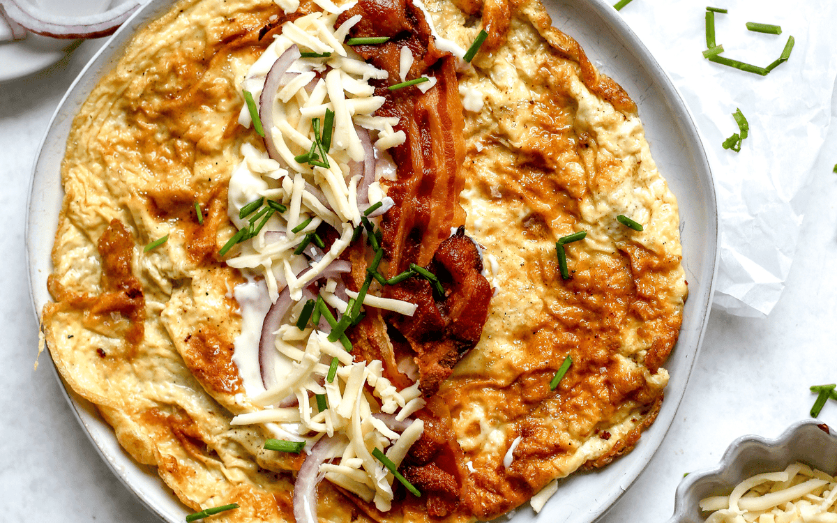 Keto egg wrap recipe