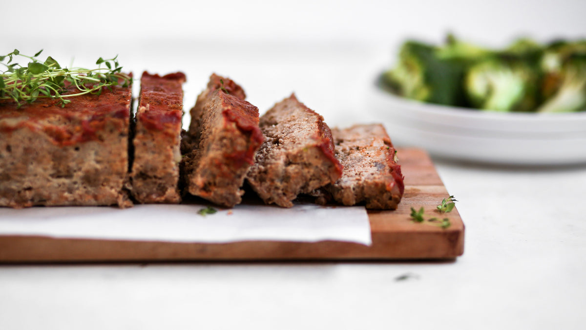 Keto Meatloaf Recipe with Smokey Barbecue Ketchup