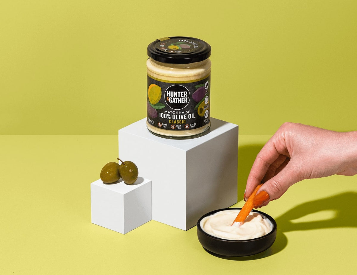 classic olive oil mayonnaise for dipping