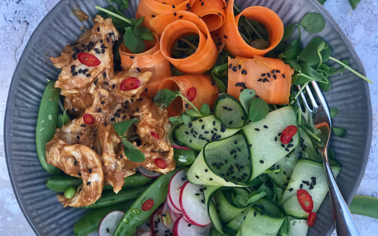 Spicy Almond Butter Mayo Chicken Salad – Hunter & Gather