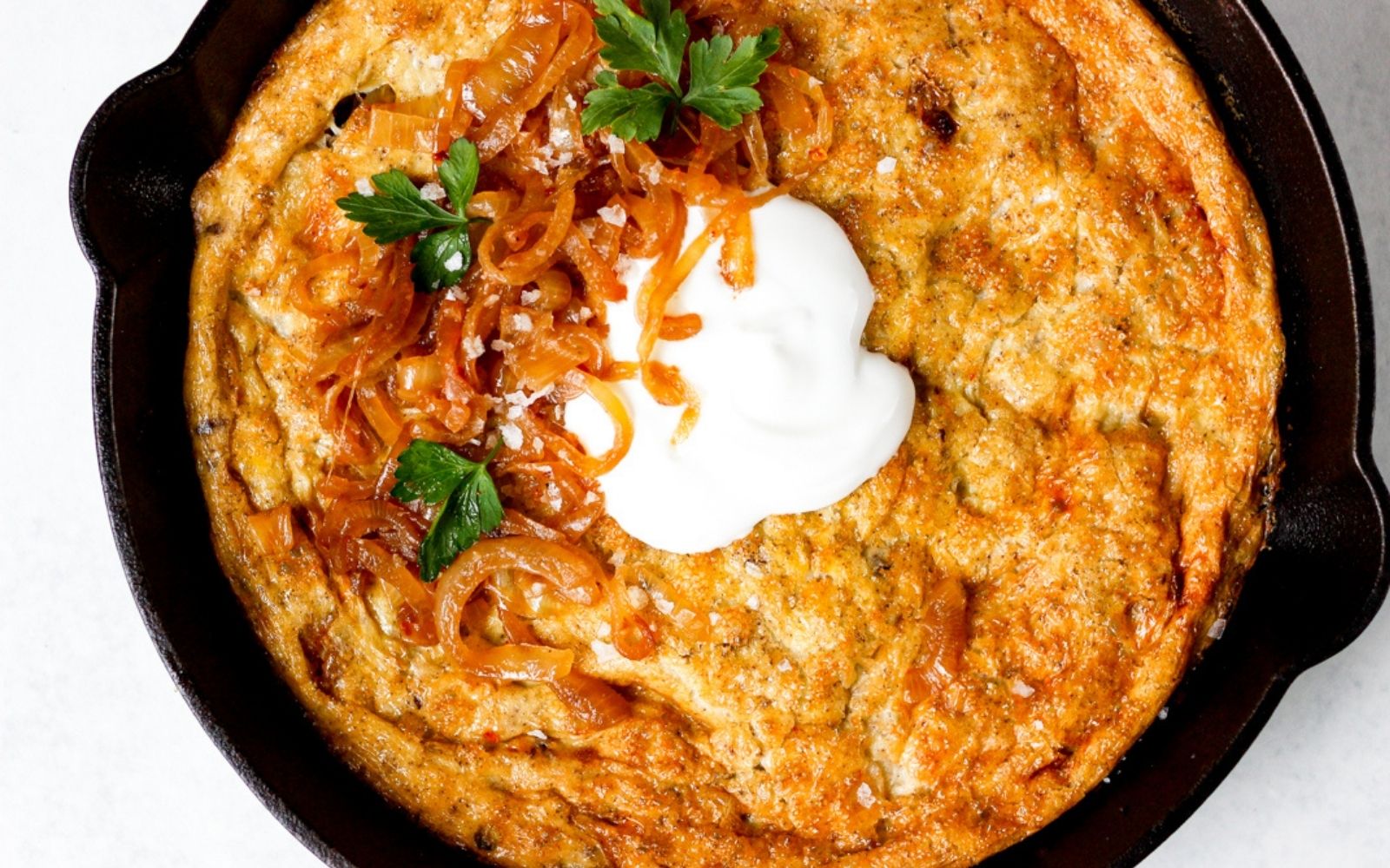 The Ultimate Keto and Paleo caramelised onion Frittata Hunter & Gather