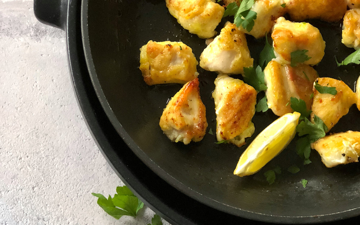Lemon chicken nuggets paleo and keto
