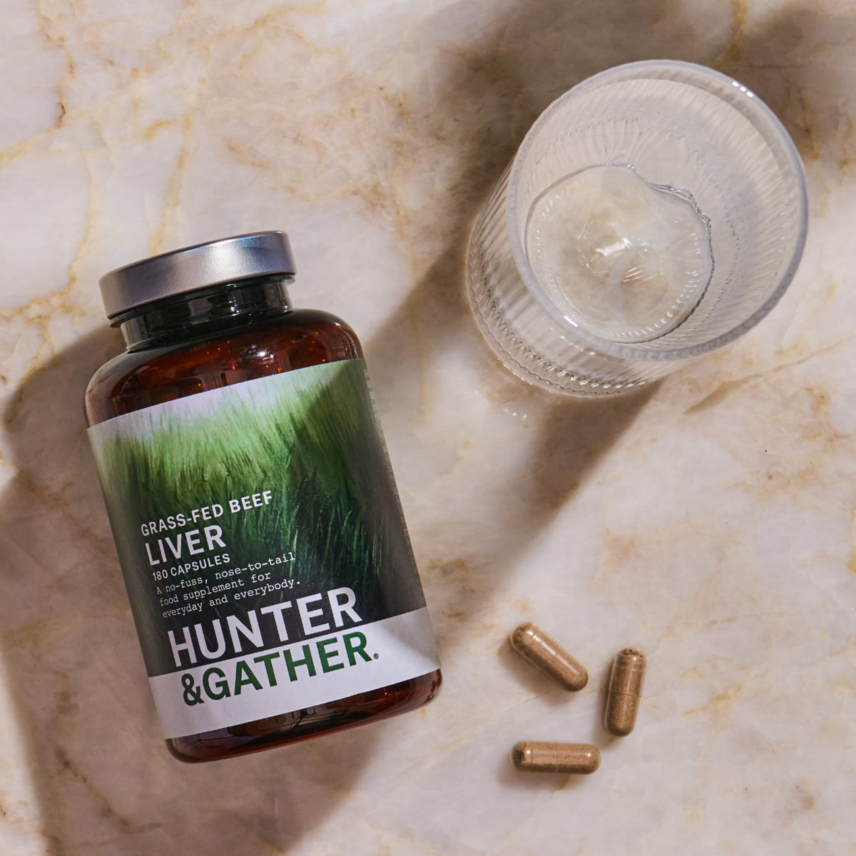 Grass Fed British Beef Liver Capsules