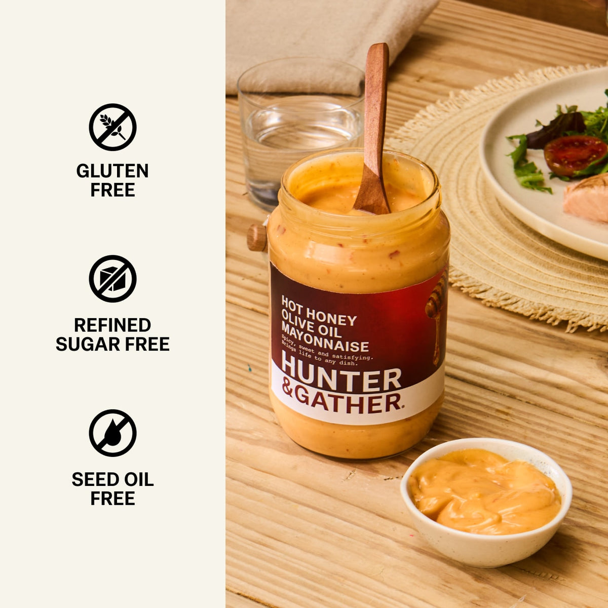 Hot Honey Olive Oil Mayonnaise