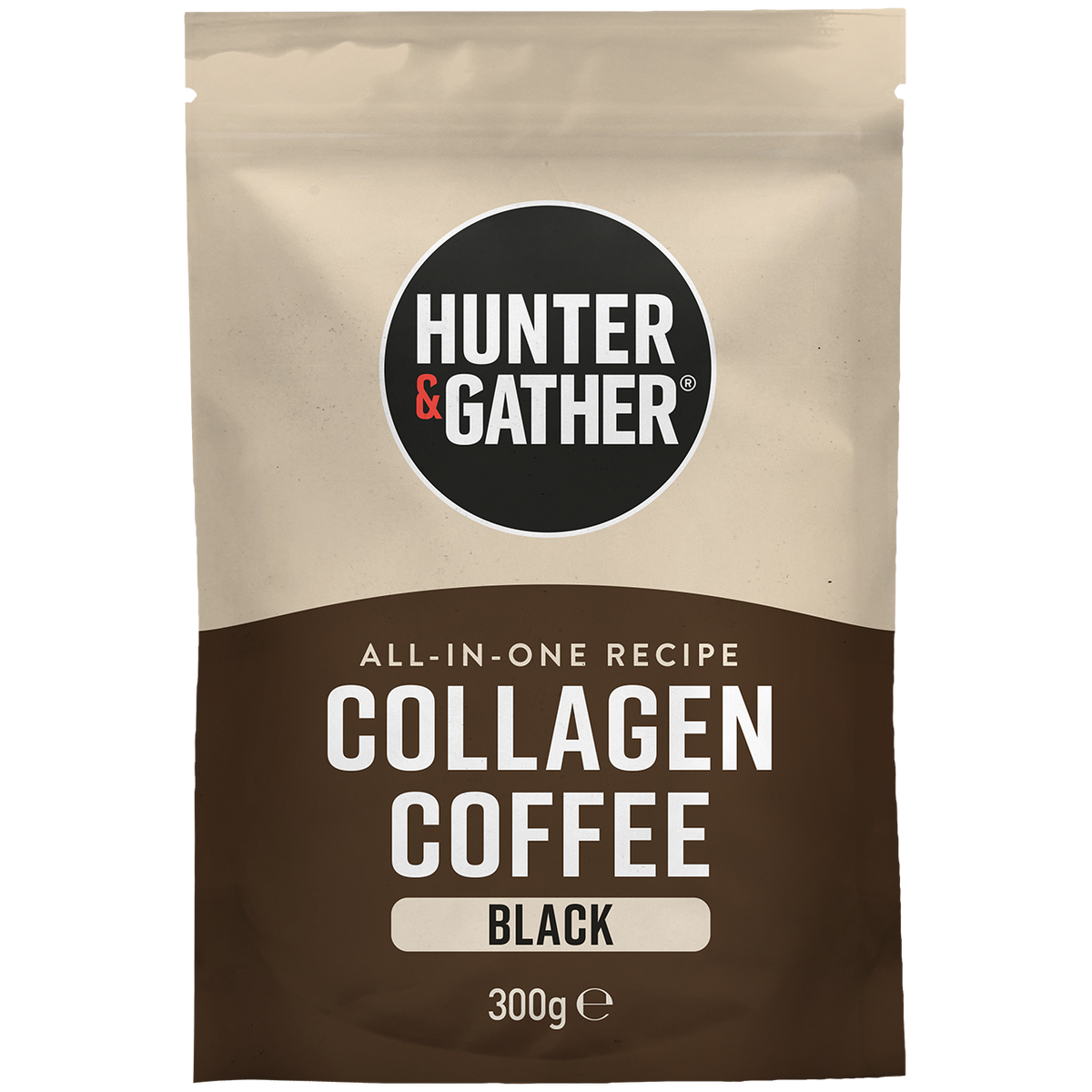 Hunter & Gather collagen coffee package on a white background