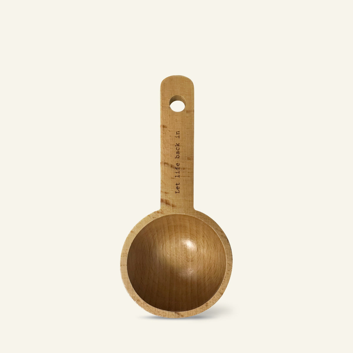 Beech Wood Measuring Scoop