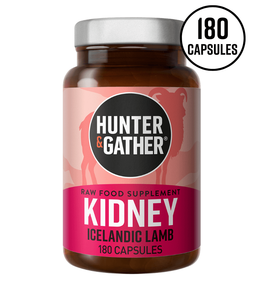 Kidney Raw Organ Supplements 180 capsules