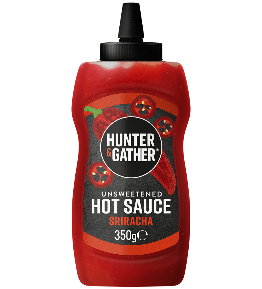 Unsweetened Sriracha Hot Sauce 350g Keto & Low Carb Approved Sauce