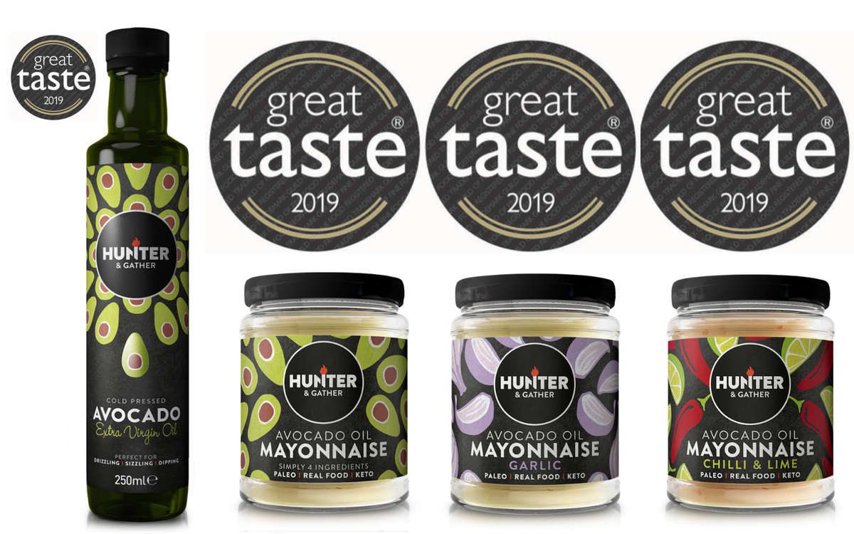 Gold award winning range