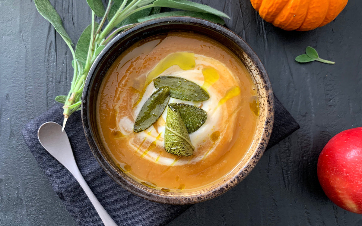 bowl of hot soup