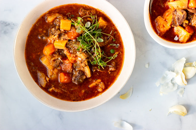 Paleo Beef Stew with Bone Broth