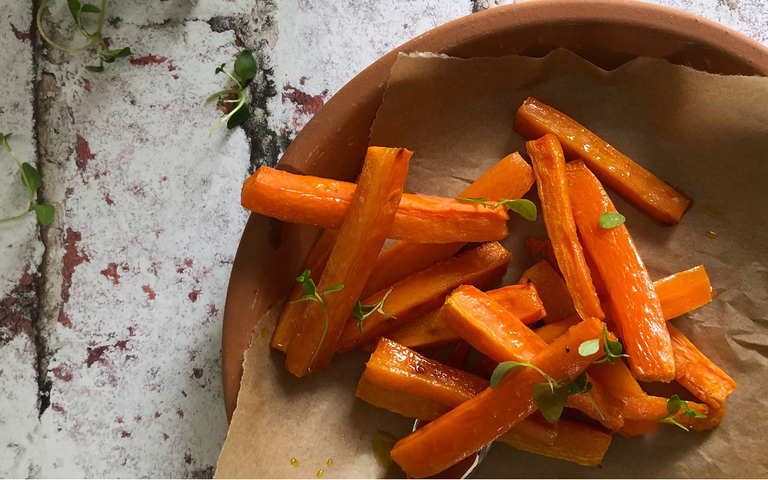 carrots cooked in avocado oil 