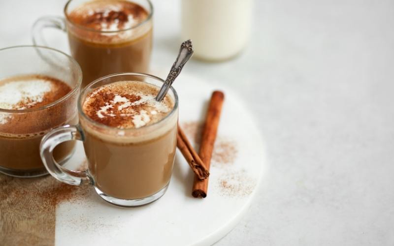 Cinnamon Keto coffee latte