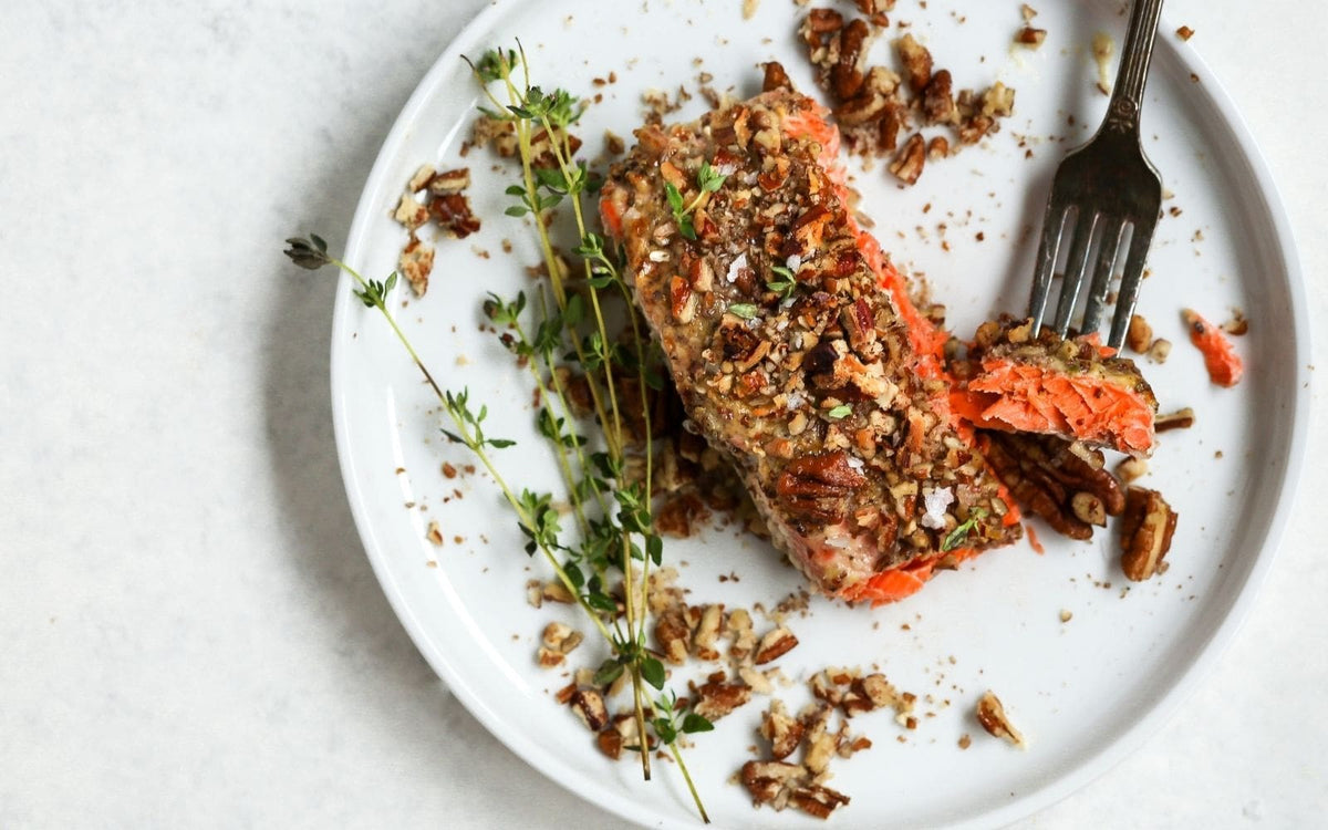 Dijon Pecan Salmon recipe