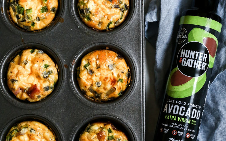 Keto Egg Mini Muffins with Avocado Oil
