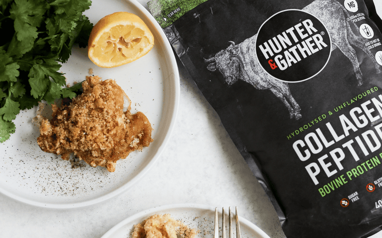 Carnivore Pork Crackling Crusted Chicken Thighs Recipe with Collagen Peptides