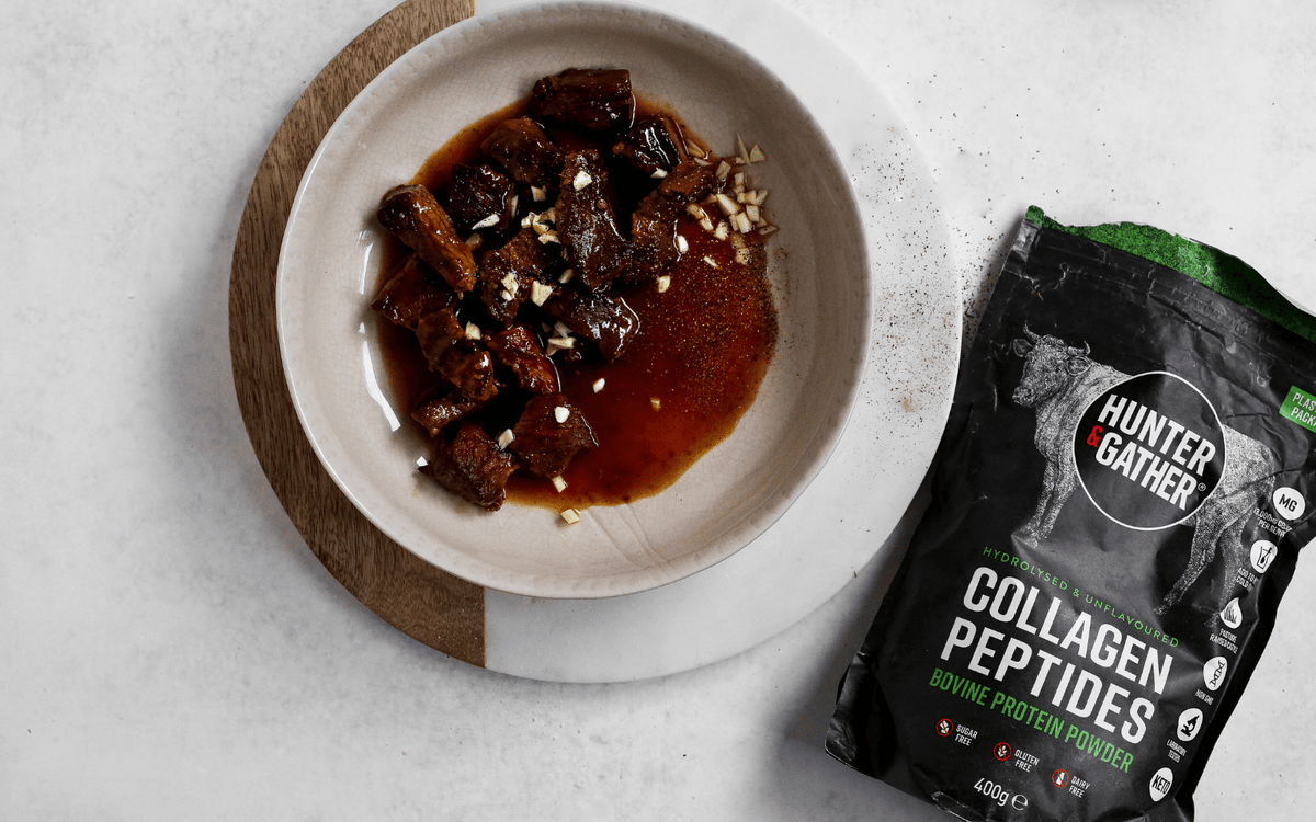Hunter & Gather Carnivore Beef Stew with Organ Capsules & Collagen Peptides