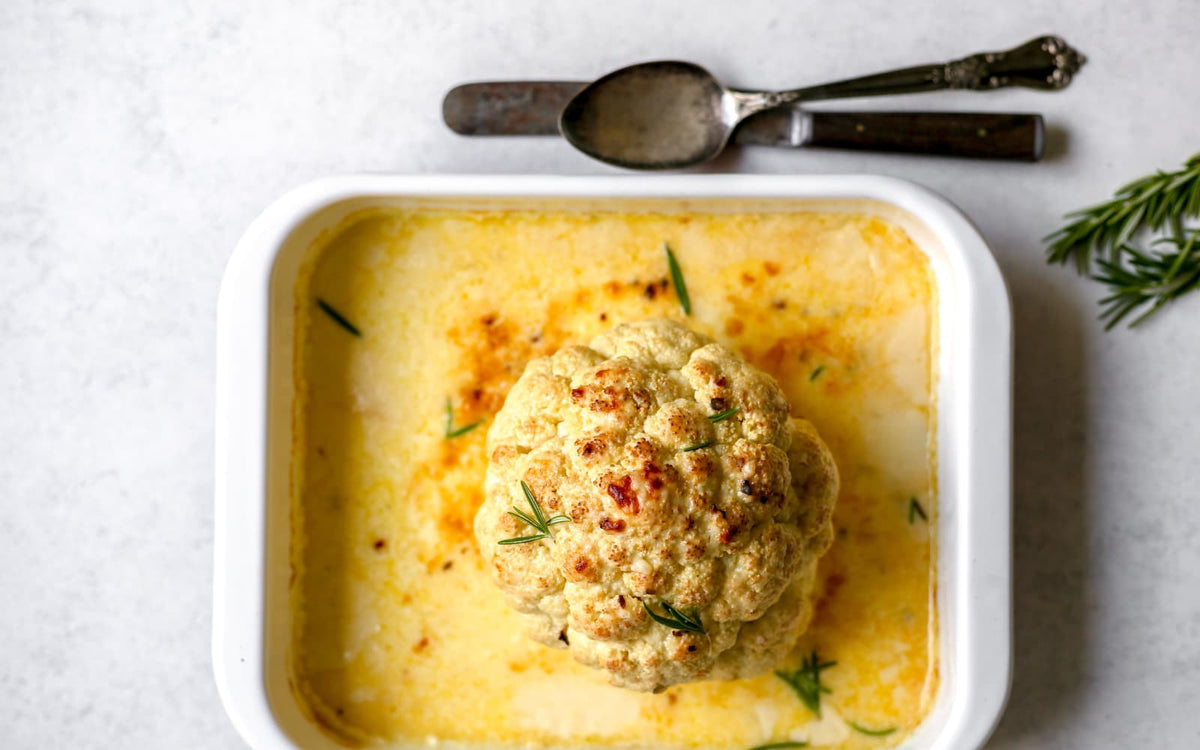 Keto Cauliflower Cheese Recipe with Organic Ghee