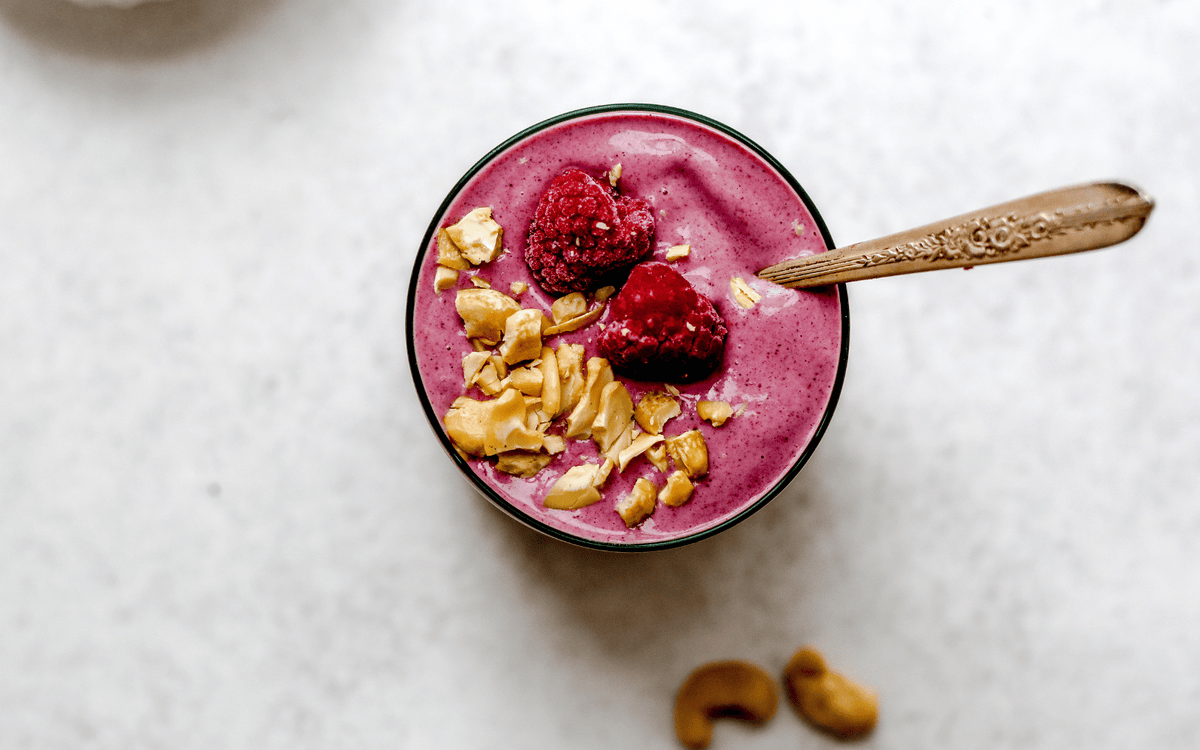 Raspberry Cheesecake Smoothie Recipe with Rise & Glow