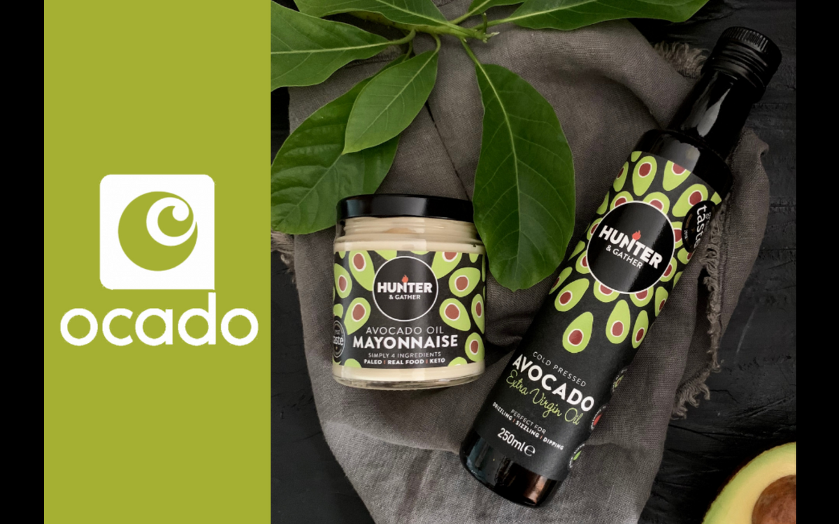 Ocado listing green and black