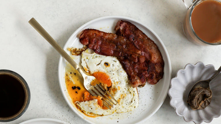 Hunter & Gather Bacon and Eggs with Collagen Peptides Recipe