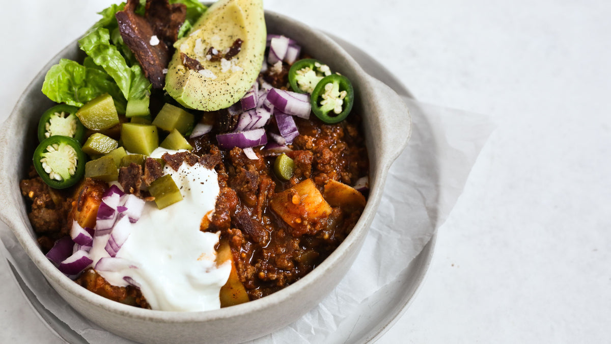 Keto Cheeseburger Chilli Recipe
