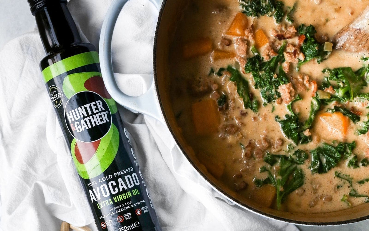 Zoupa Toscana Soup with Avocado Oil