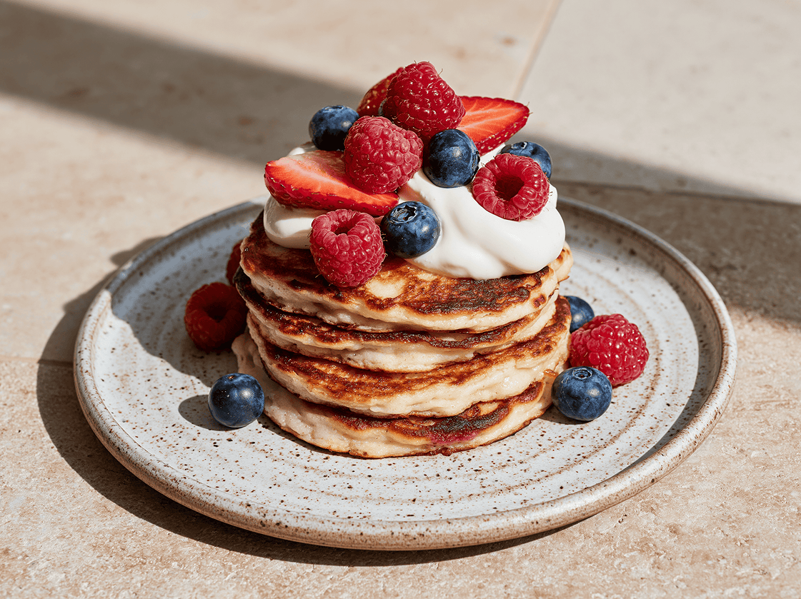 hunter and gather almond flour pancakes with coconut and vanilla