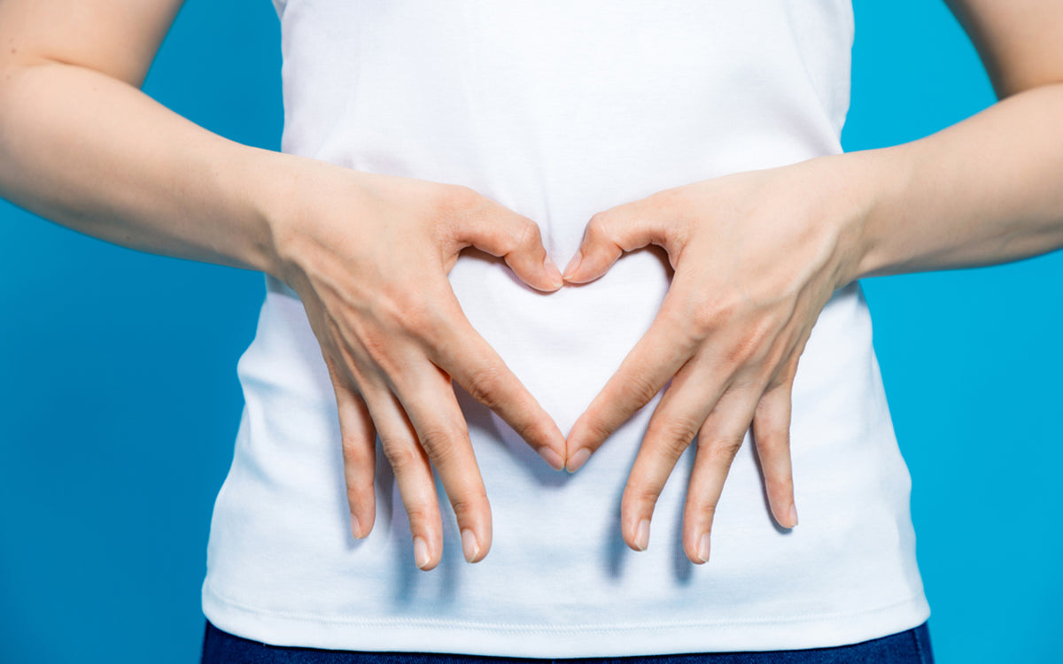 heart gut health white tshirt