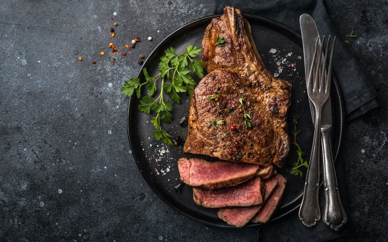 beef nutrition: pan seared beef