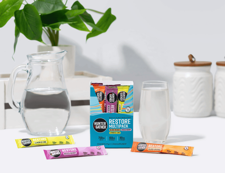 hunter and gather restore electrolytes water