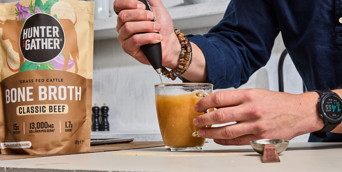 Bone Broth mixing 