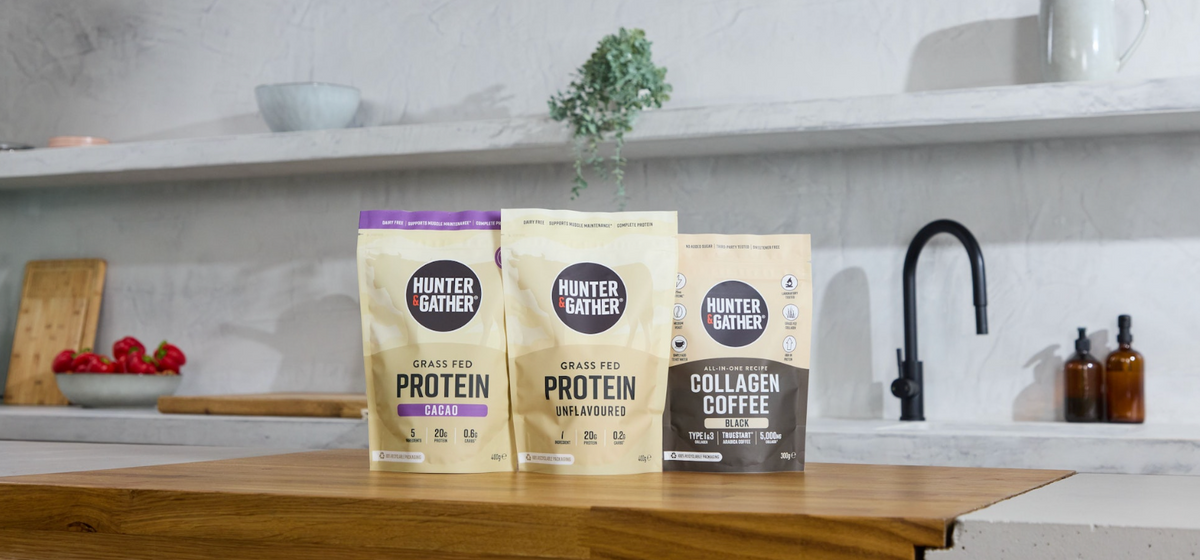 grass fed beef protein and collagen coffee