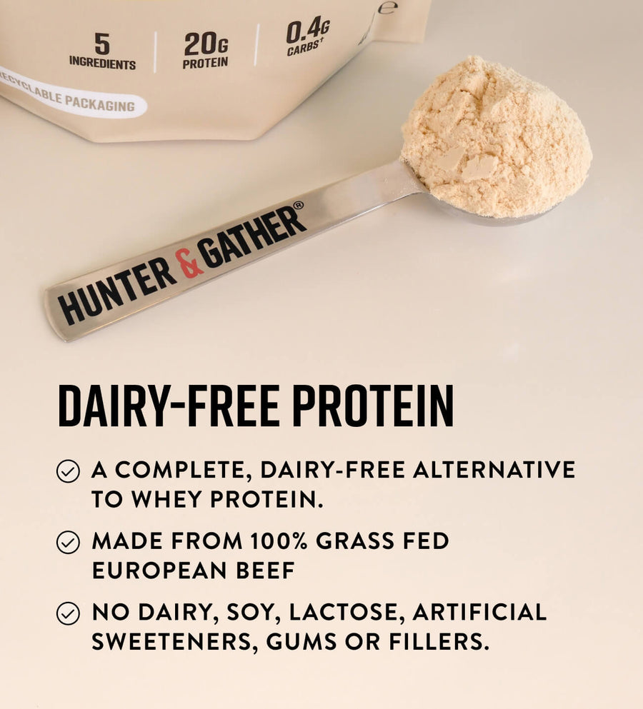 Madagascan Vanilla Grass Fed Beef Protein Powder