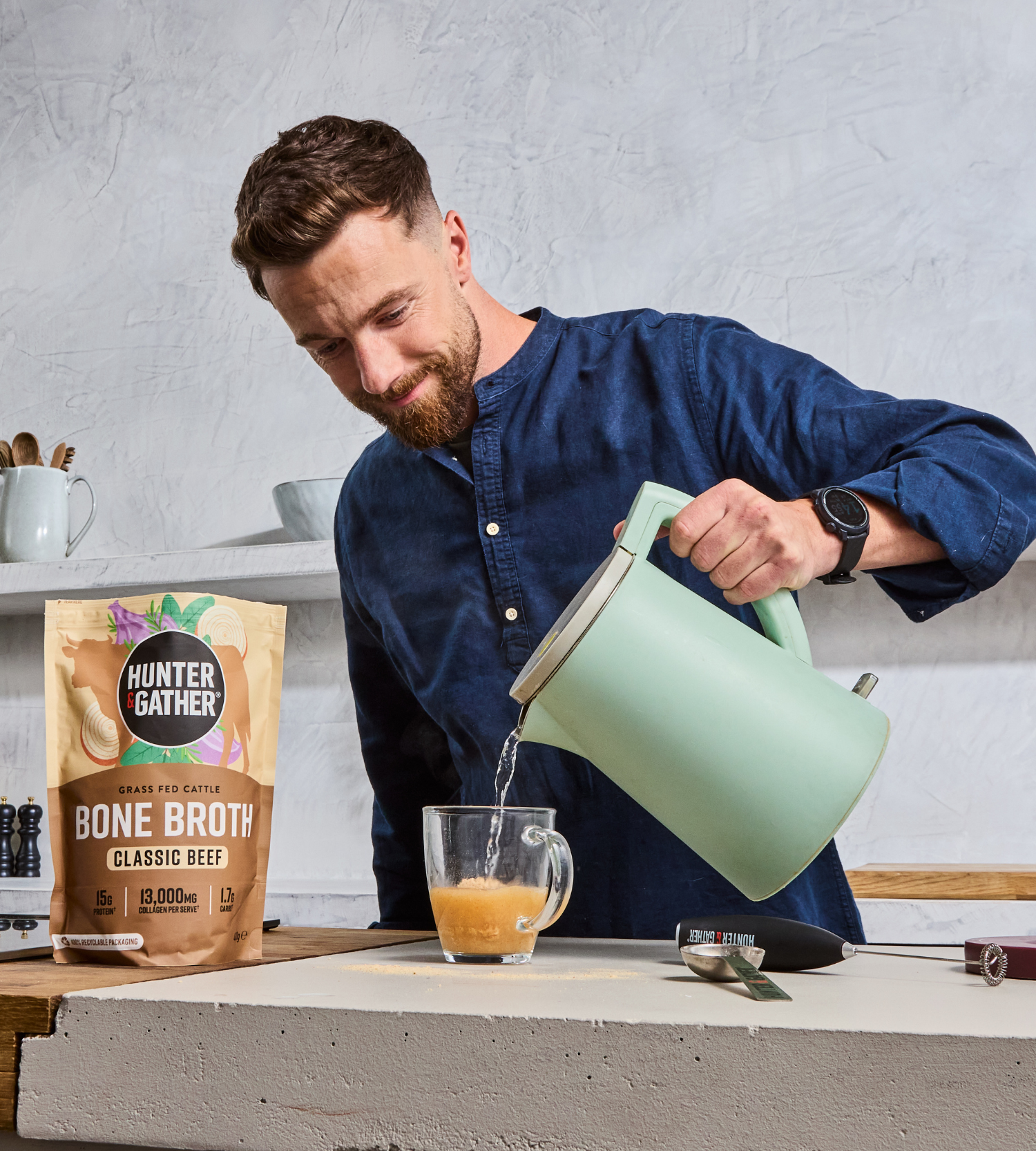 Grass Fed Beef Bone Broth 3 Pack Supply