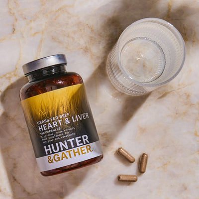 Grass Fed British Beef Heart & Liver Capsules