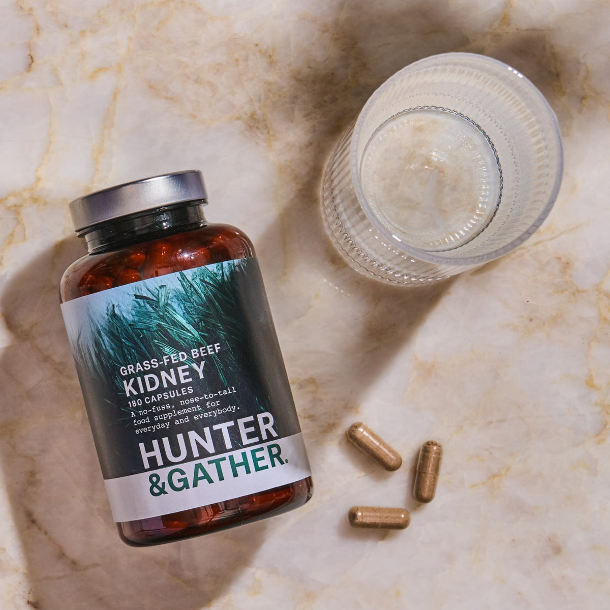 Grass Fed British Beef Kidney Capsules