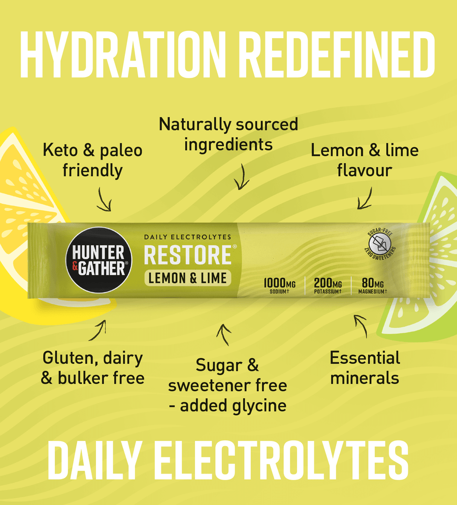 lemon lime restore electrolytes infographic