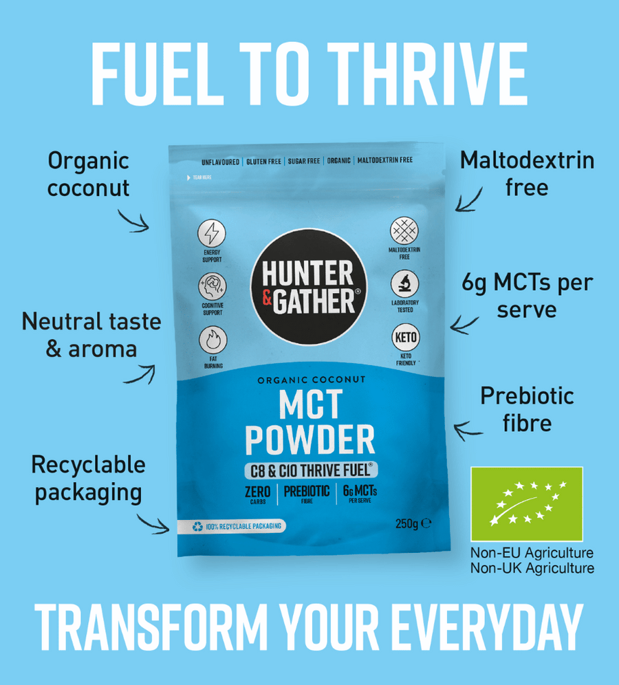 Thrive Fuel® MCT Powder C8 & C10 - Organic Coconut - Keto & Low Carb ...