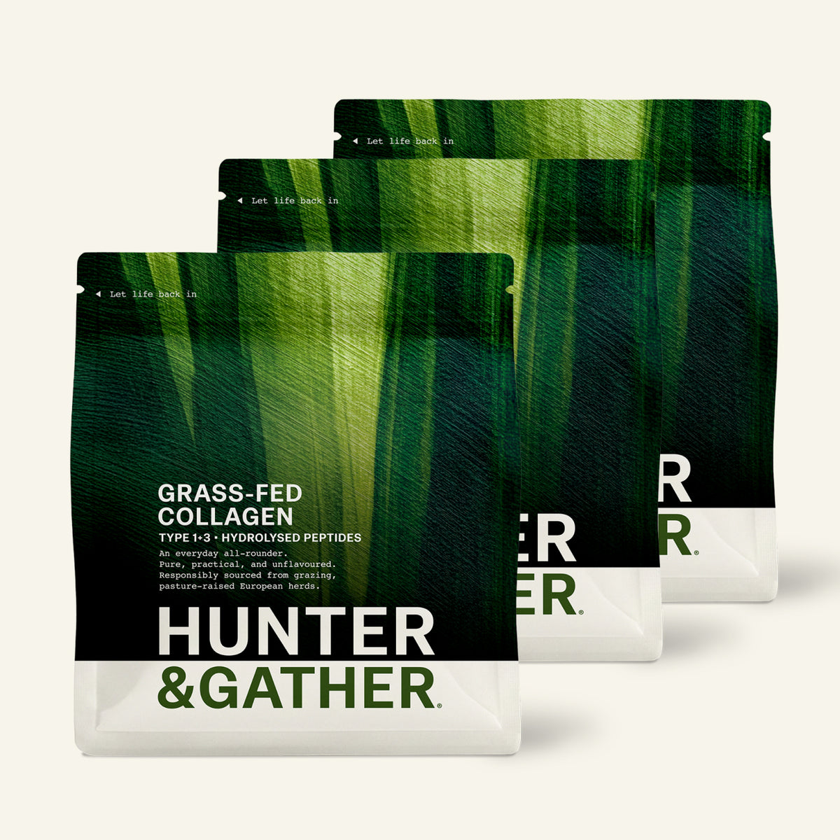 Grass-Fed Collagen 3 Pack Supply