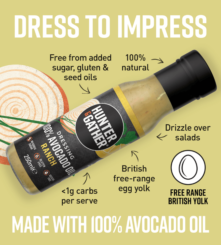 H&G Ranch Avocado Oil Dressing Infographic