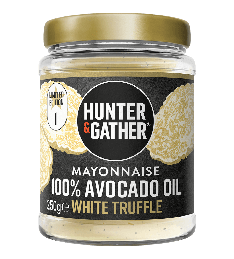 Hunter & Gather Limited Edition White Truffle Avocado Mayonnaise Front of Pack
