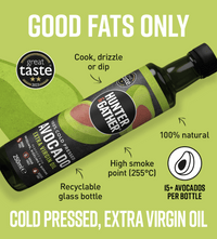 Extra Virgin Cold Pressed Avocado Oil Infographic