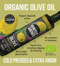 Organic Cold Pressed Extra Virgin Olive Oil Infographic