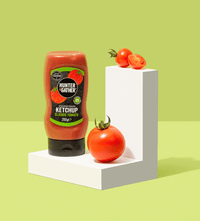 Unsweetened Classic Tomato Ketchup 350g Lifestyle Image Ingredients